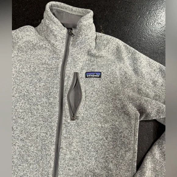 Patagonia Men’s Better Sweater Fleece Jacket – Medium – Gray (Stonewash) - Picture 13 of 16